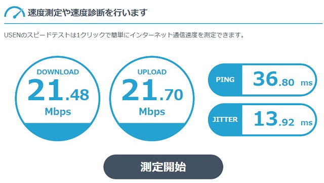 ギガwifi速度